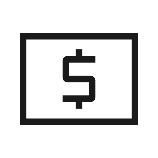 Local atm outline sharp icon, sharp-cornered style, from Material Symbols Light