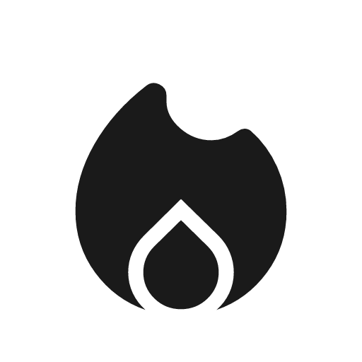 Local fire department rounded icon, rounded style, from Material Symbols Light