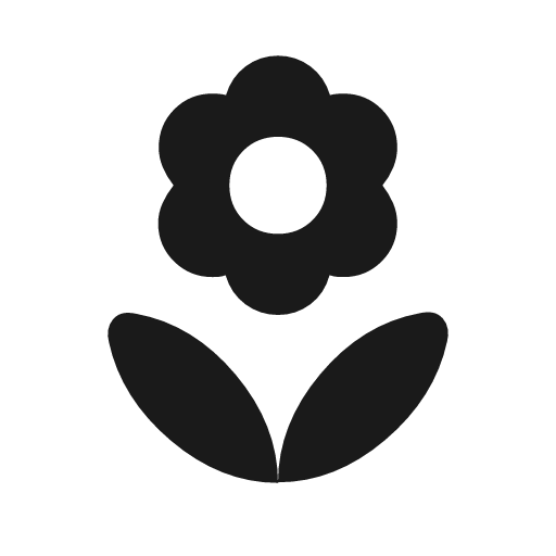 Local florist rounded icon, rounded style, from Material Symbols Light