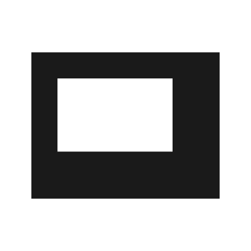 Magnification large sharp icon, sharp-cornered style, from Material Symbols Light