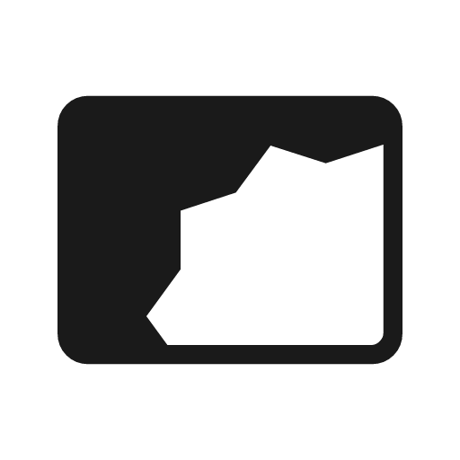 Manga icon, solid style, from Material Symbols Light