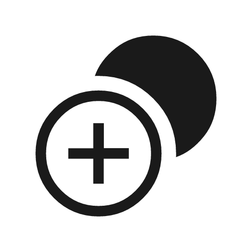 Masked transitions add icon, solid style, from Material Symbols Light