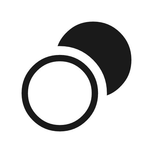 Masked transitions icon, solid style, from Material Symbols Light