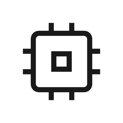 Memory outline icon, outline style, from Material Symbols Light