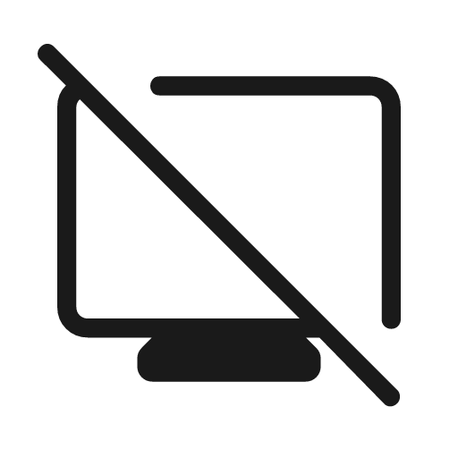 Mimo disconnect outline rounded icon, rounded style, from Material Symbols Light