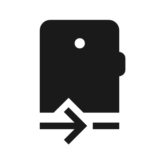 Mobile camera rear icon, solid style, from Material Symbols Light