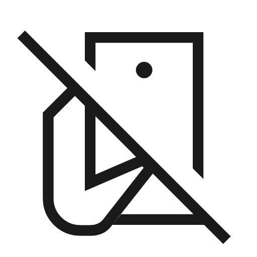 Mobile hand left off outline sharp icon, sharp-cornered style, from Material Symbols Light