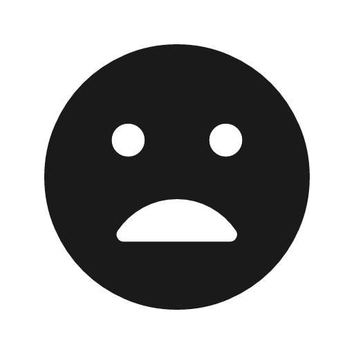 Mood bad rounded icon, rounded style, from Material Symbols Light