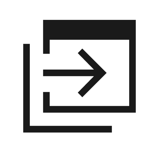 Move group sharp icon, sharp-cornered style, from Material Symbols Light