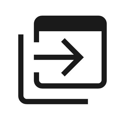 Move group icon, solid style, from Material Symbols Light