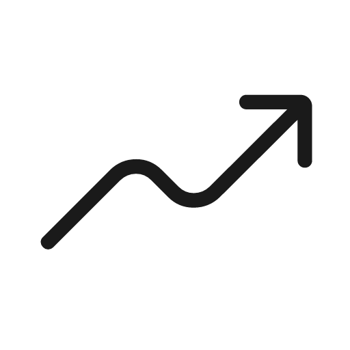 Moving rounded icon, rounded style, from Material Symbols Light