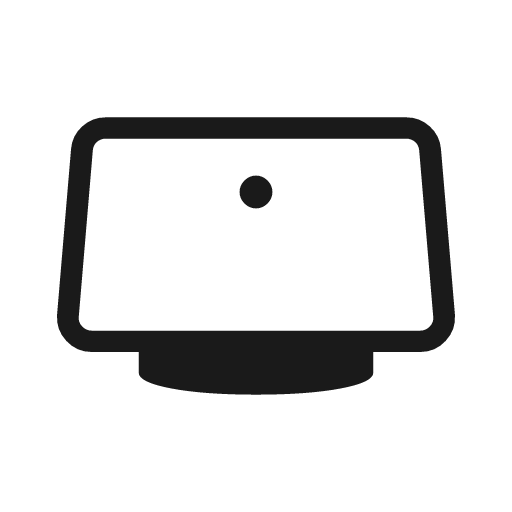 Nest display max outline icon, outline style, from Material Symbols Light