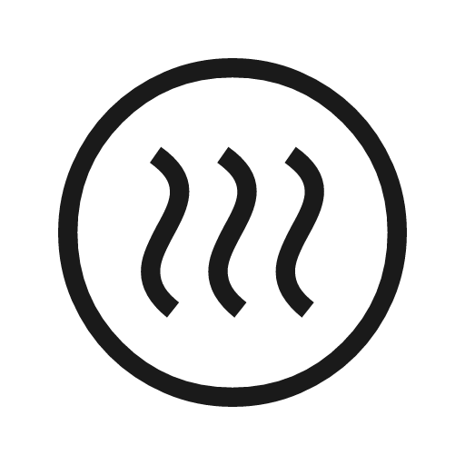 Nest farsight heat outline icon, outline style, from Material Symbols Light