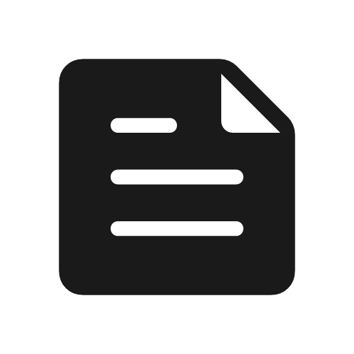 News rounded icon, rounded style, from Material Symbols Light