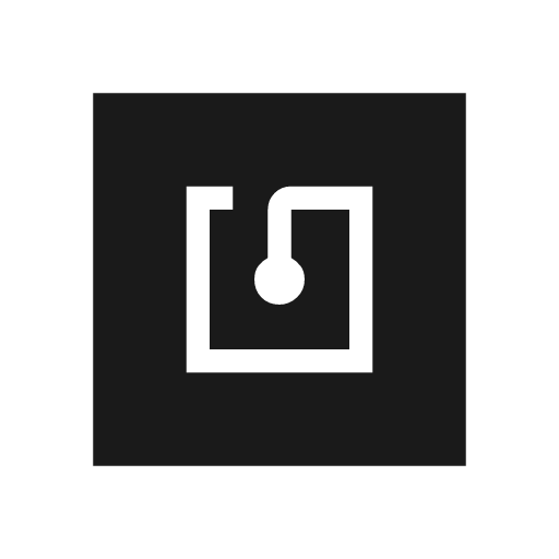 Nfc sharp icon, sharp-cornered style, from Material Symbols Light