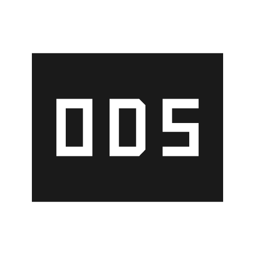 Ods sharp icon, sharp-cornered style, from Material Symbols Light