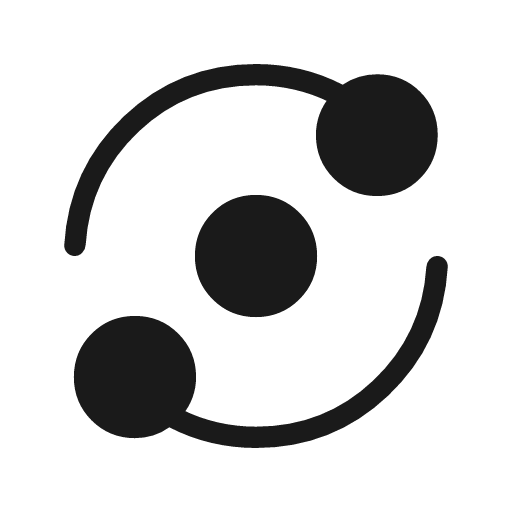 Orbit rounded icon, rounded style, from Material Symbols Light