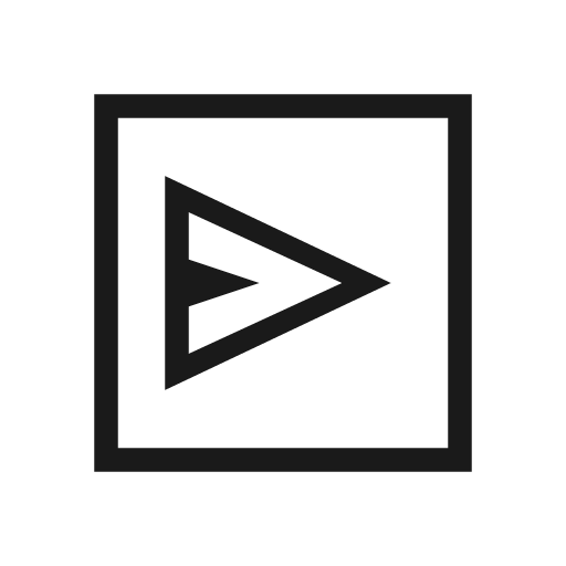 Outbox alt outline sharp icon, sharp-cornered style, from Material Symbols Light