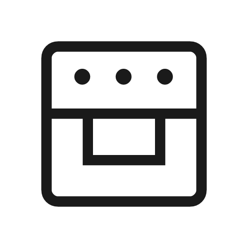 Oven gen outline icon, outline style, from Material Symbols Light