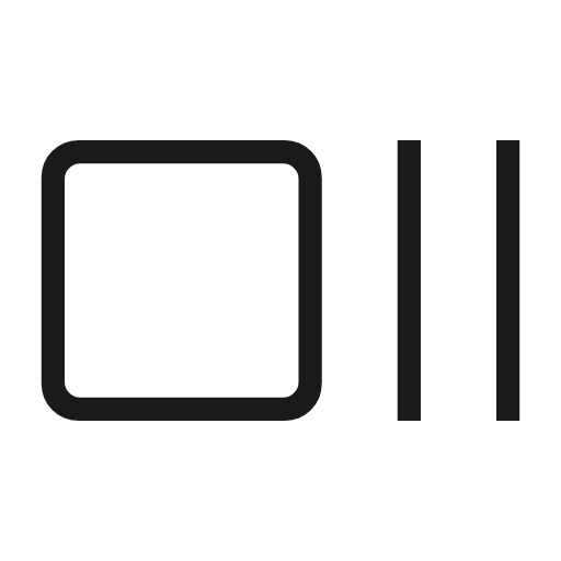 Overview key outline icon, outline style, from Material Symbols Light