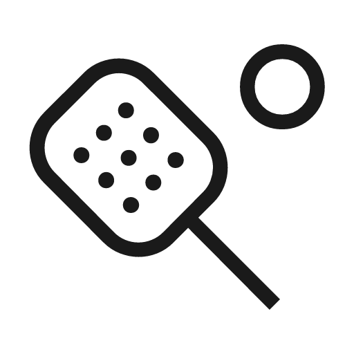 Padel outline icon, outline style, from Material Symbols Light
