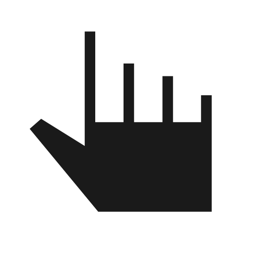 Pan tool alt sharp icon, sharp-cornered style, from Material Symbols Light