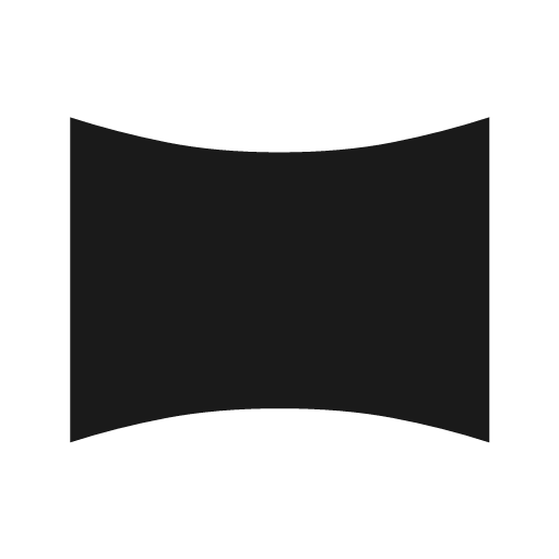 Panorama horizontal sharp icon, sharp-cornered style, from Material Symbols Light