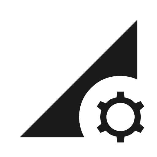Perm data setting icon, solid style, from Material Symbols Light