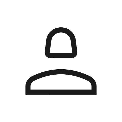 Person 2 outline icon, outline style, from Material Symbols Light