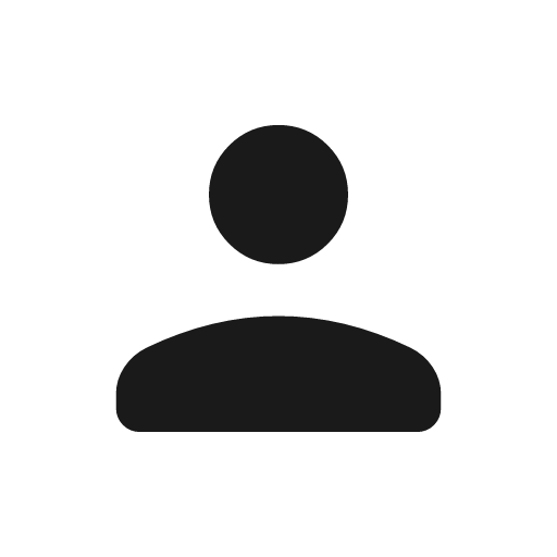 Person rounded icon, rounded style, from Material Symbols Light