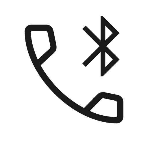Phone bluetooth speaker outline icon, outline style, from Material Symbols Light