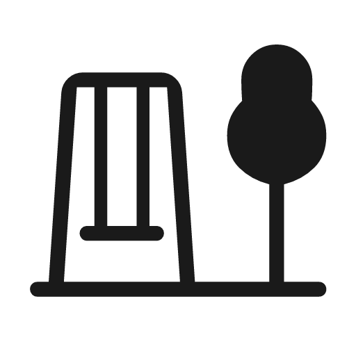 Playground rounded icon, rounded style, from Material Symbols Light