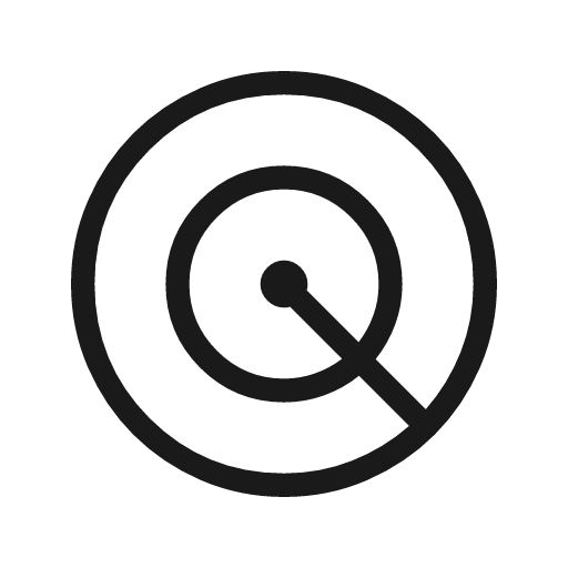 Radar icon, solid style, from Material Symbols Light