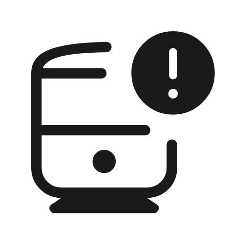 Railway alert outline rounded icon, rounded style, from Material Symbols Light