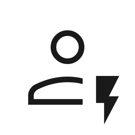 Recent patient outline icon, outline style, from Material Symbols Light