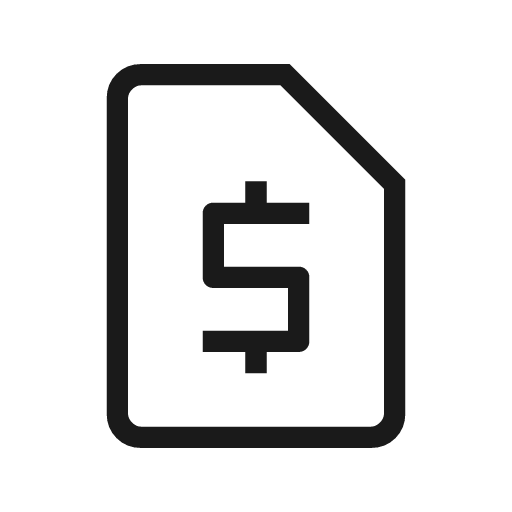 Request page outline icon, outline style, from Material Symbols Light