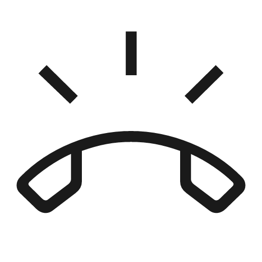 Ring volume outline icon, outline style, from Material Symbols Light