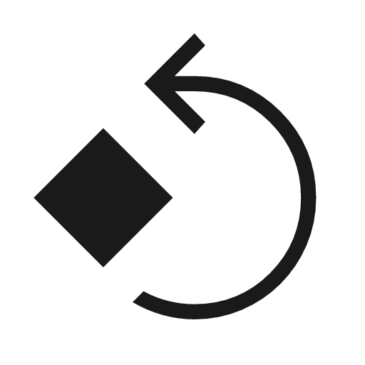 Rotate 90 degrees ccw icon, solid style, from Material Symbols Light