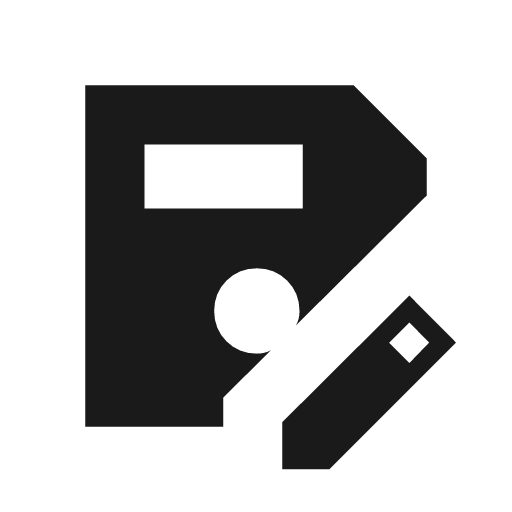 Save as sharp icon, sharp-cornered style, from Material Symbols Light