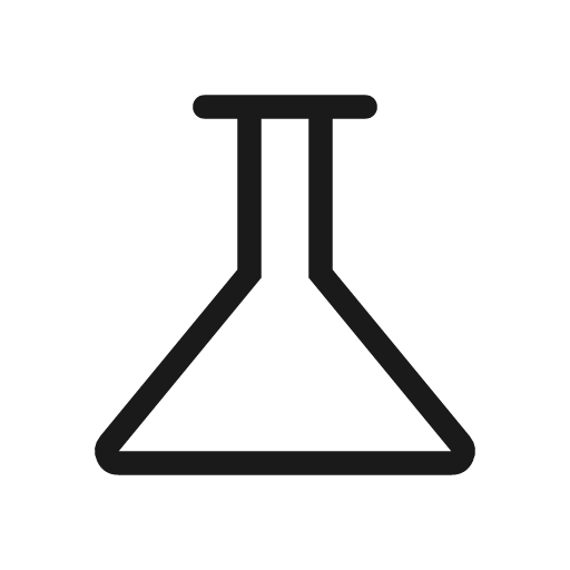 Science outline icon, outline style, from Material Symbols Light