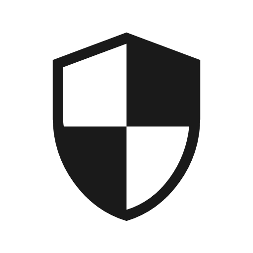 Security icon, solid style, from Material Symbols Light