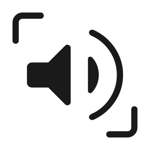 Select to speak rounded icon, rounded style, from Material Symbols Light