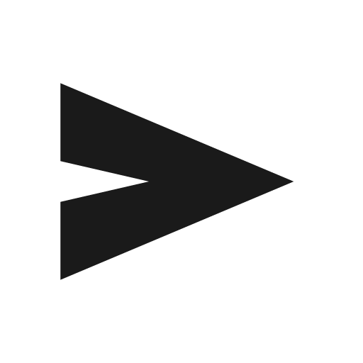 Send icon, solid style, from Material Symbols Light