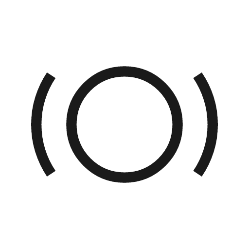 Sensors krx outline icon, outline style, from Material Symbols Light