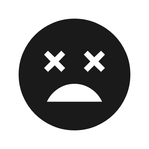 Sentiment very dissatisfied icon, solid style, from Material Symbols Light