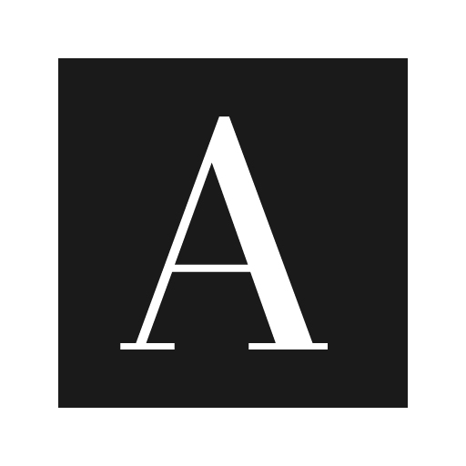 Serif sharp icon, sharp-cornered style, from Material Symbols Light