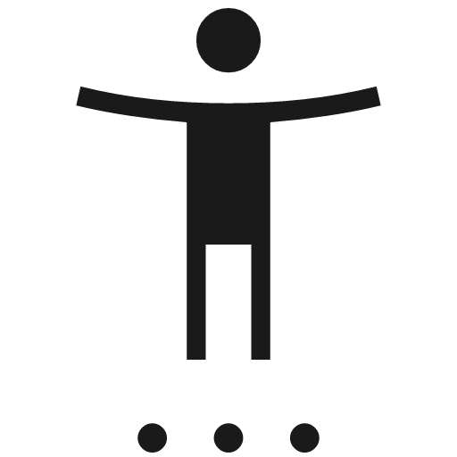 Settings accessibility icon, solid style, from Material Symbols Light