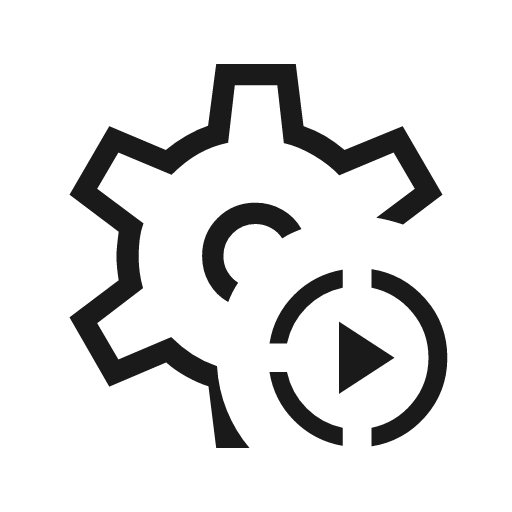 Settings slow motion outline icon, outline style, from Material Symbols Light