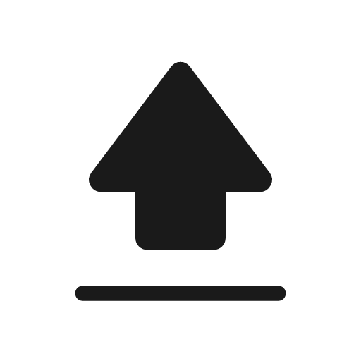 Shift lock rounded icon, rounded style, from Material Symbols Light