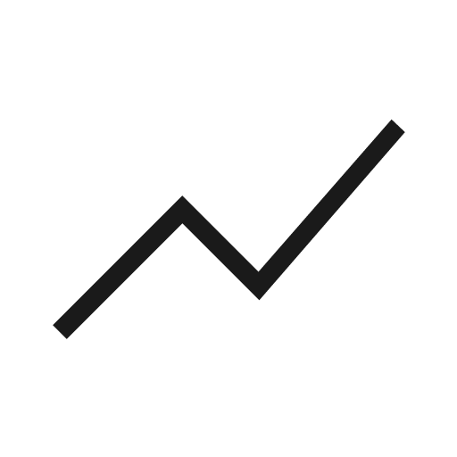 Show chart icon, solid style, from Material Symbols Light